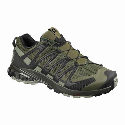 Pánské Trailové Boty Salomon XA PRO 3D v8 WIDE Olivy Zelené SA31260-423